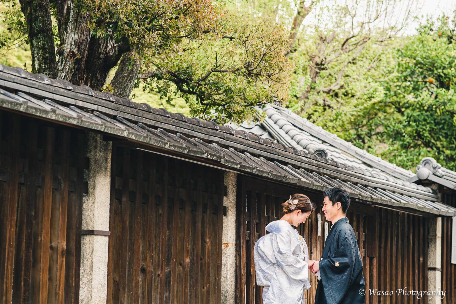 和装前撮り　八坂の塔周辺
