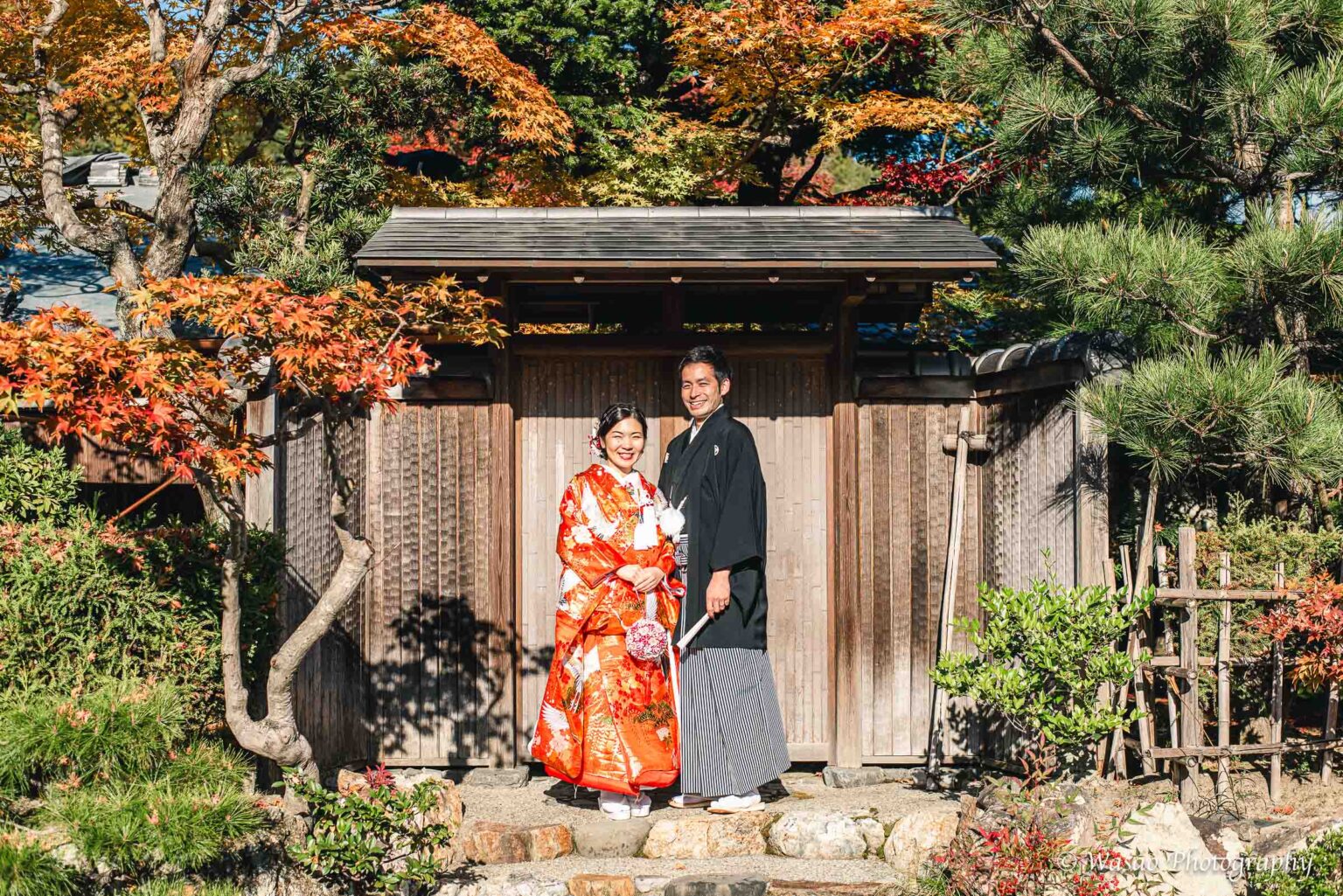 和装前撮り 嵯峨鳥居本