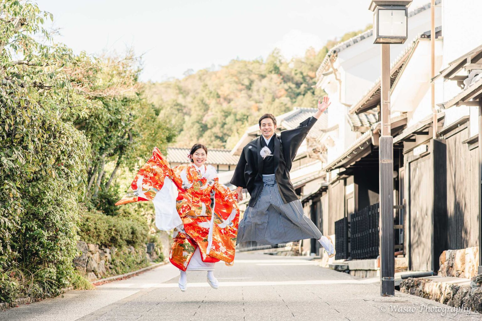 和装前撮り 嵯峨鳥居本