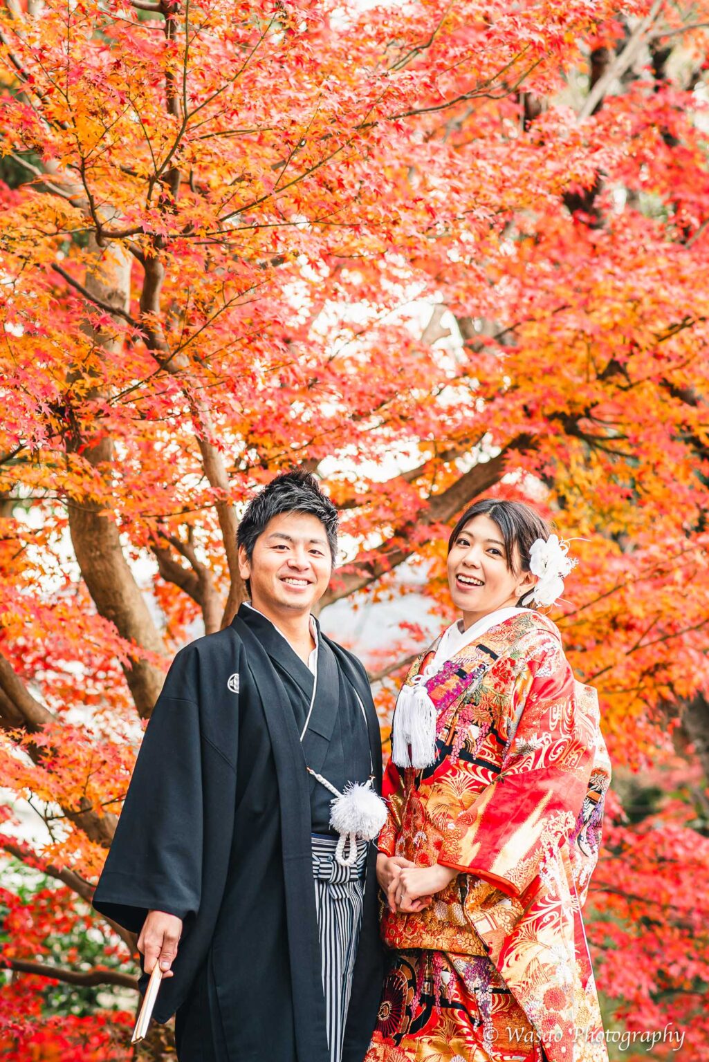 和装前撮り　洛西竹林公園