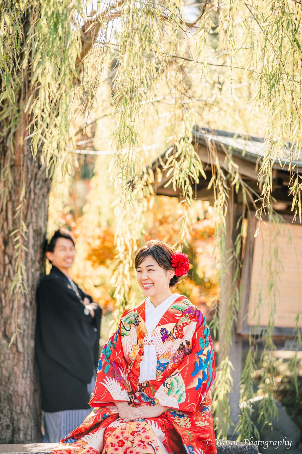 和装前撮り　円山公園