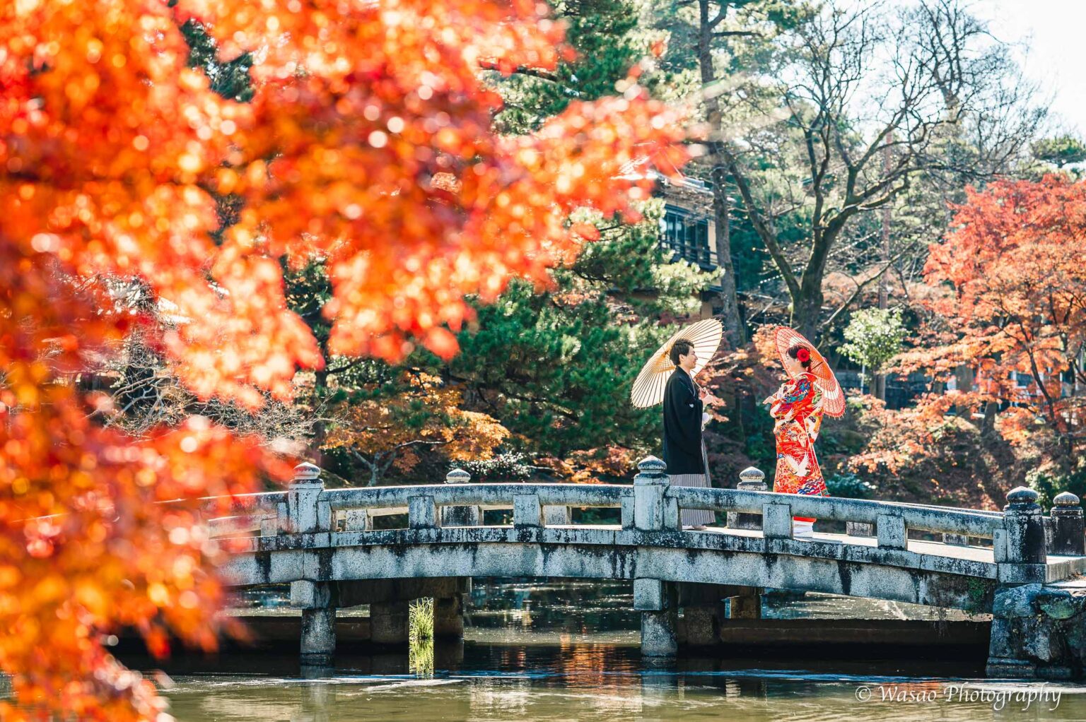 和装前撮り　円山公園