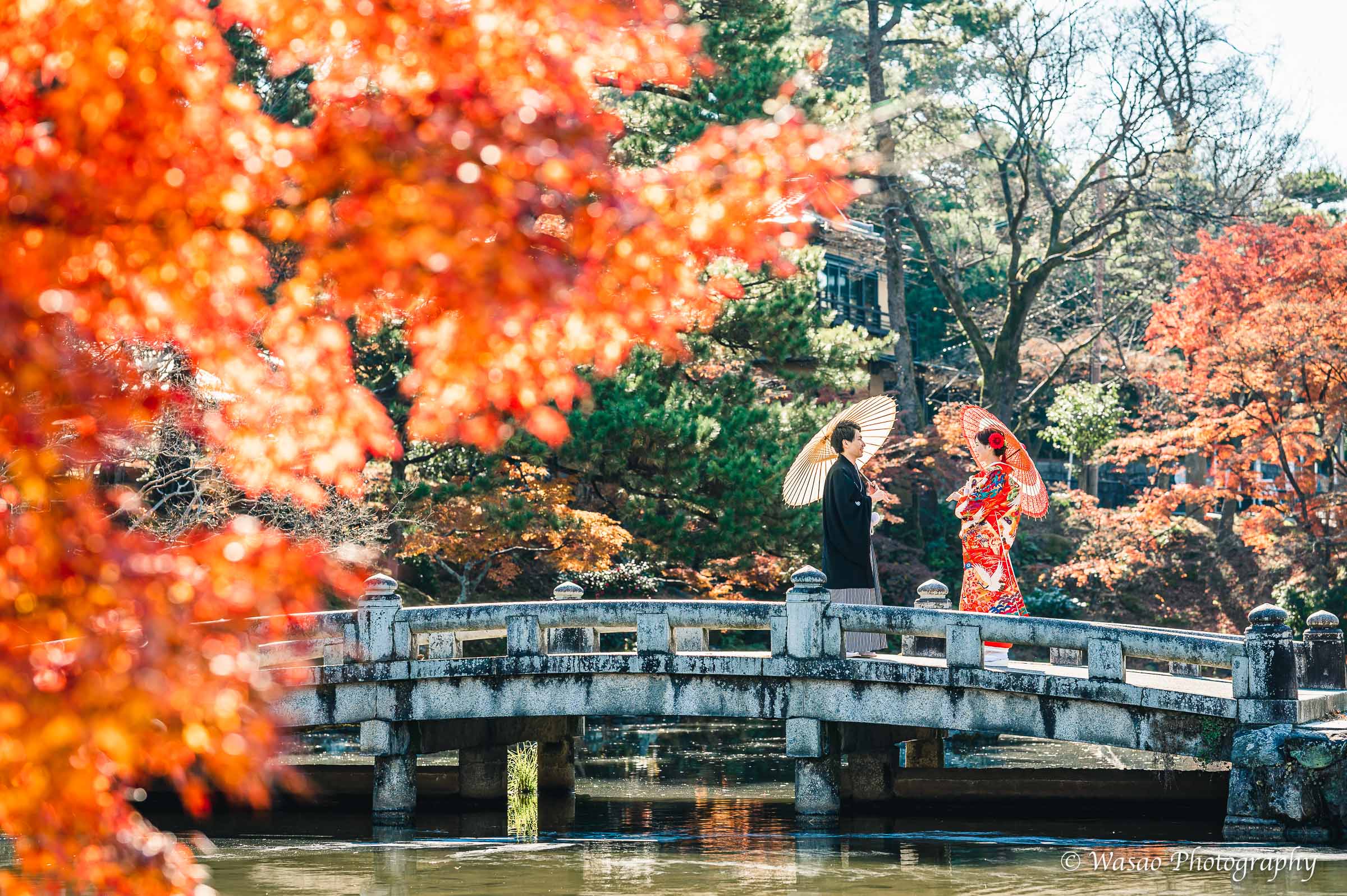 和装前撮り　円山公園