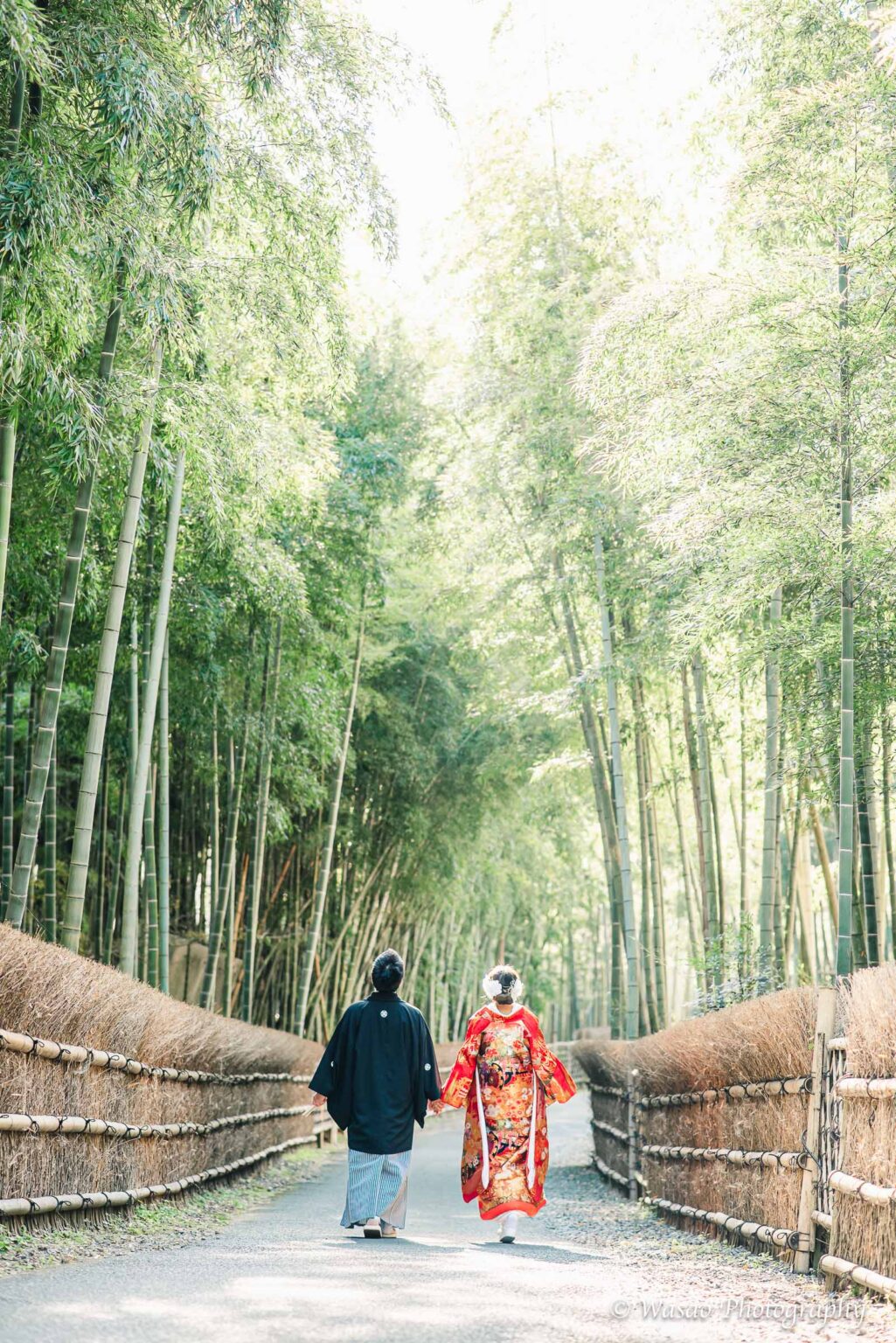和装前撮り　洛西竹林公園