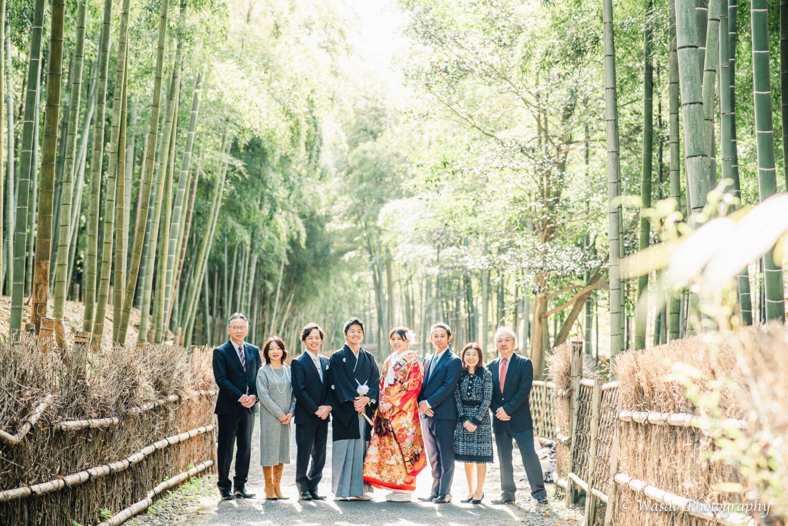 和装前撮り　洛西竹林公園