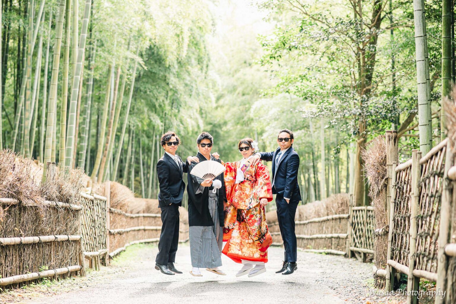 和装前撮り　洛西竹林公園