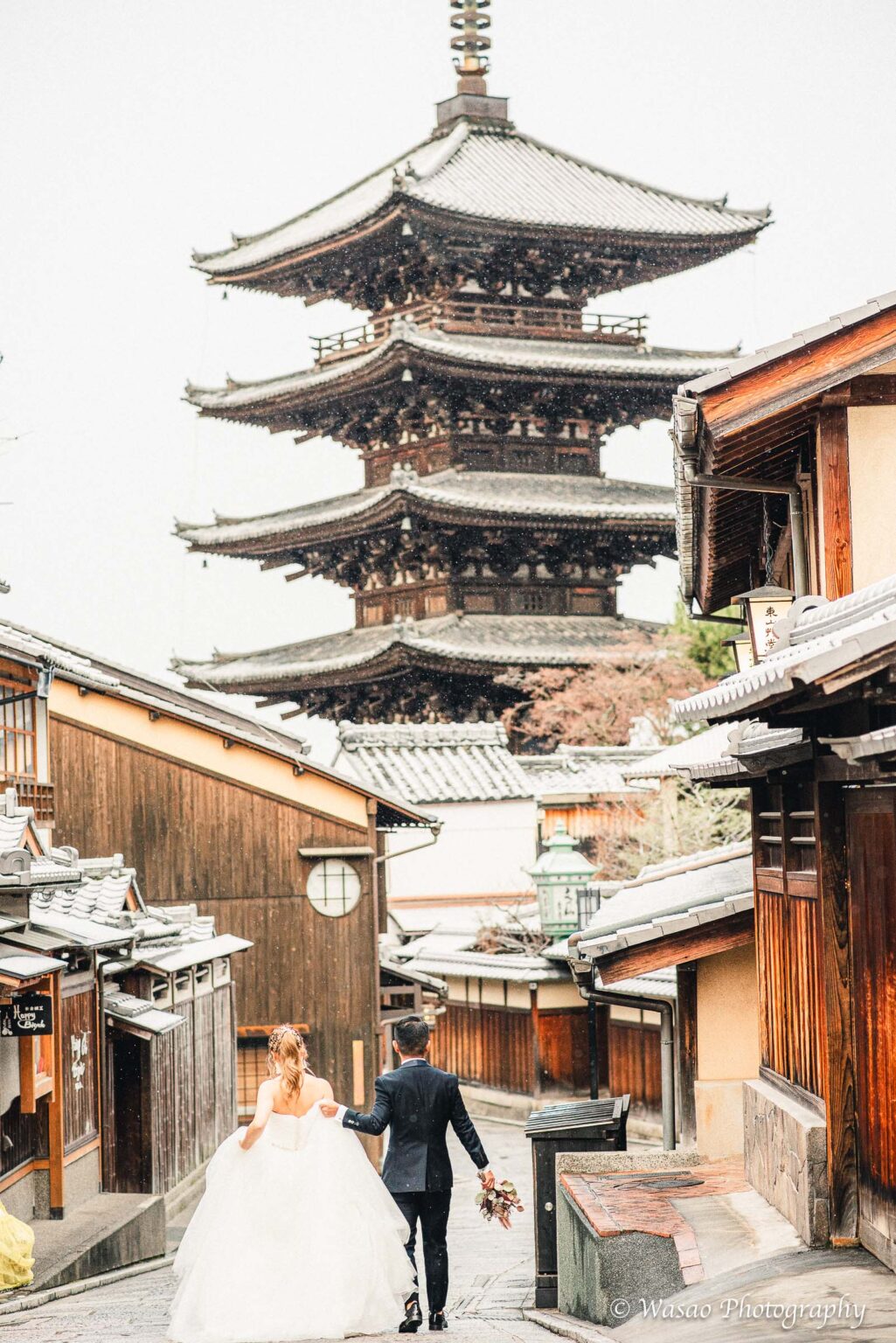 洋装前撮り　八坂の塔周辺