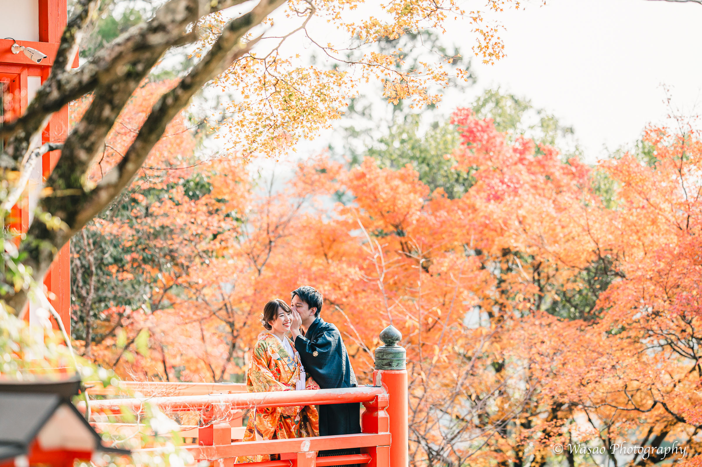 和装前撮り　鞍馬寺