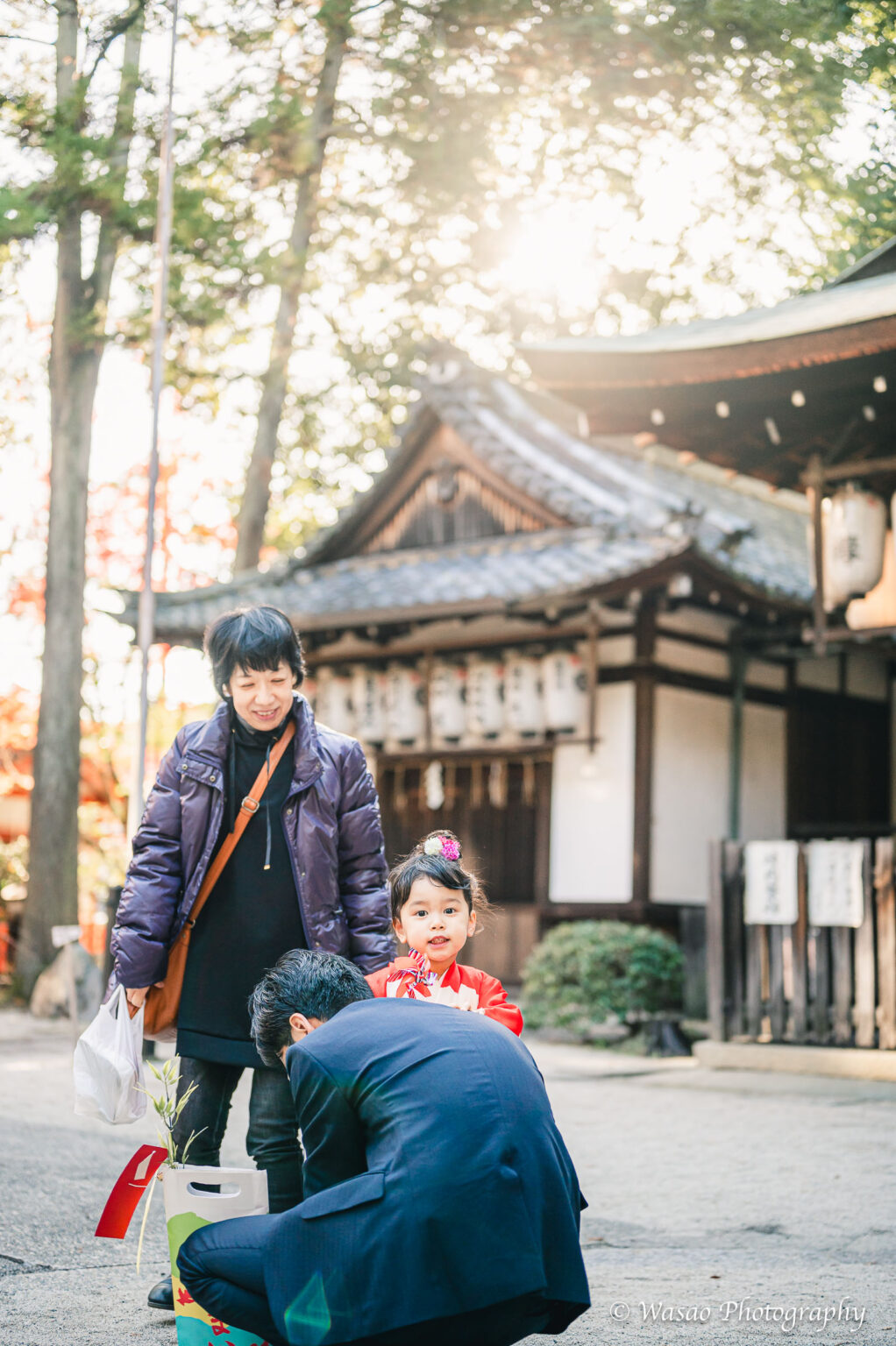 京都七五三：岡崎神社