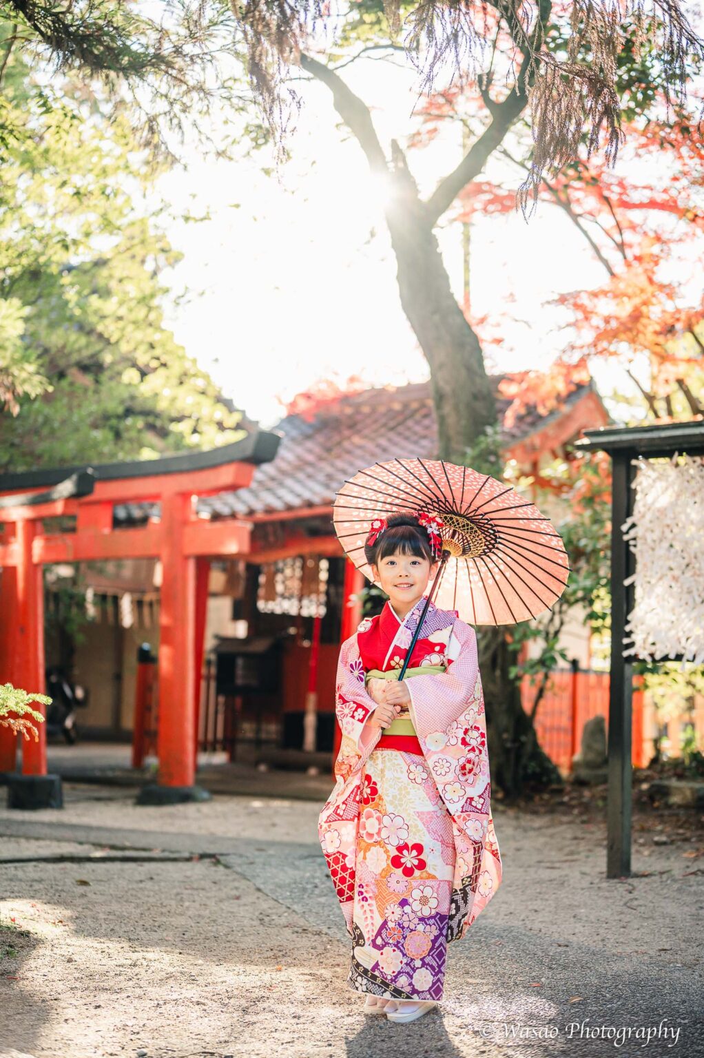 京都七五三：岡崎神社