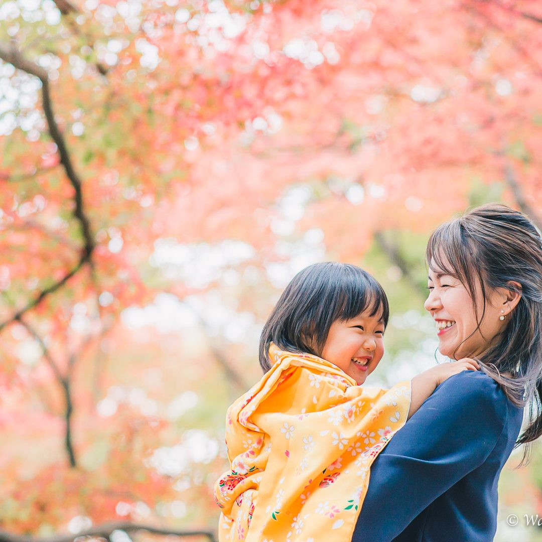 京都七五三：植物園