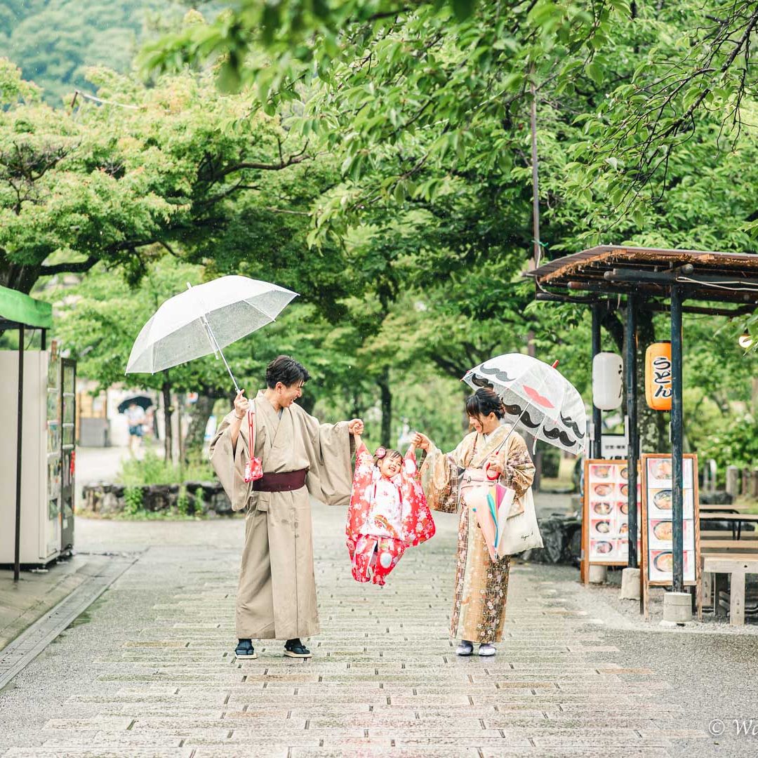 京都七五三：嵐山