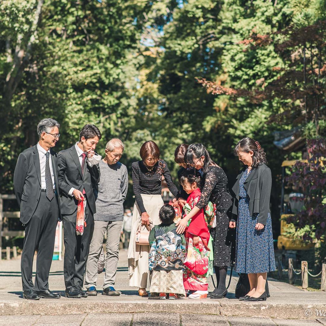 京都七五三：石清水八幡宮
