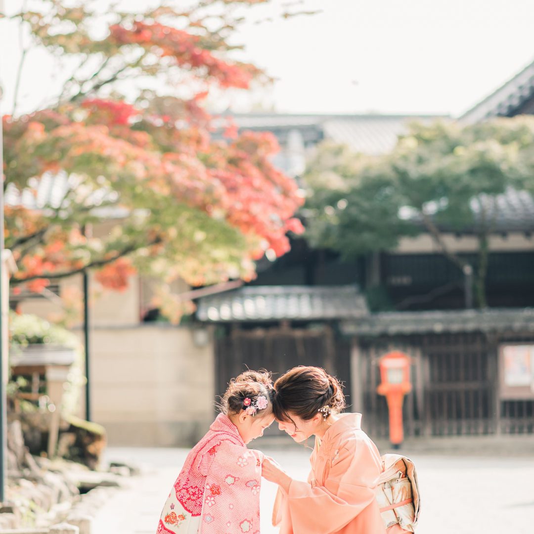 京都七五三：八坂神社　円山公園