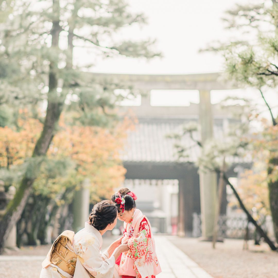 京都七五三：御香宮神社
