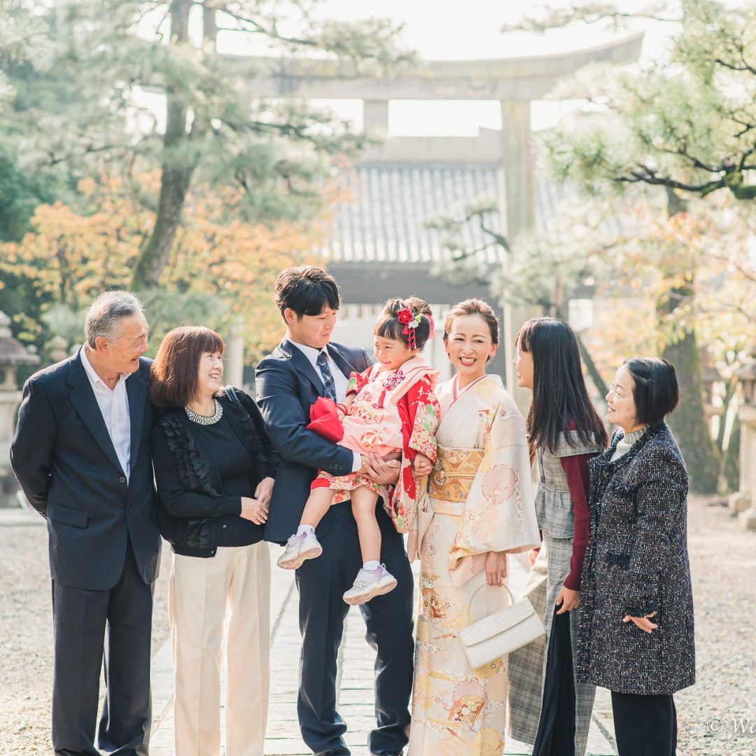 京都七五三：御香宮神社