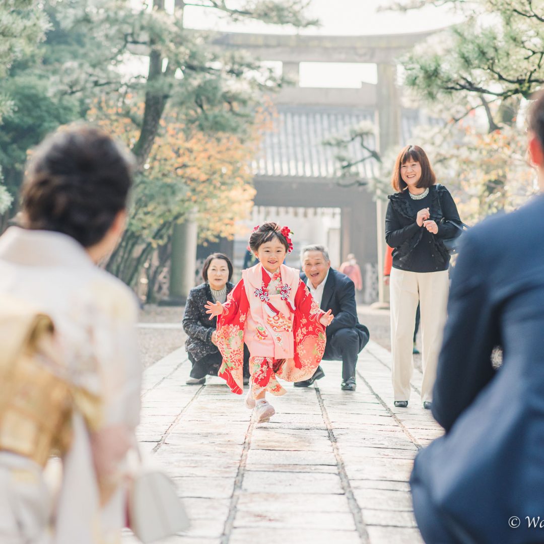 京都七五三：御香宮神社