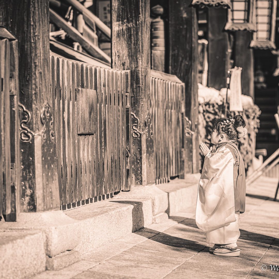 京都七五三：北野天満宮