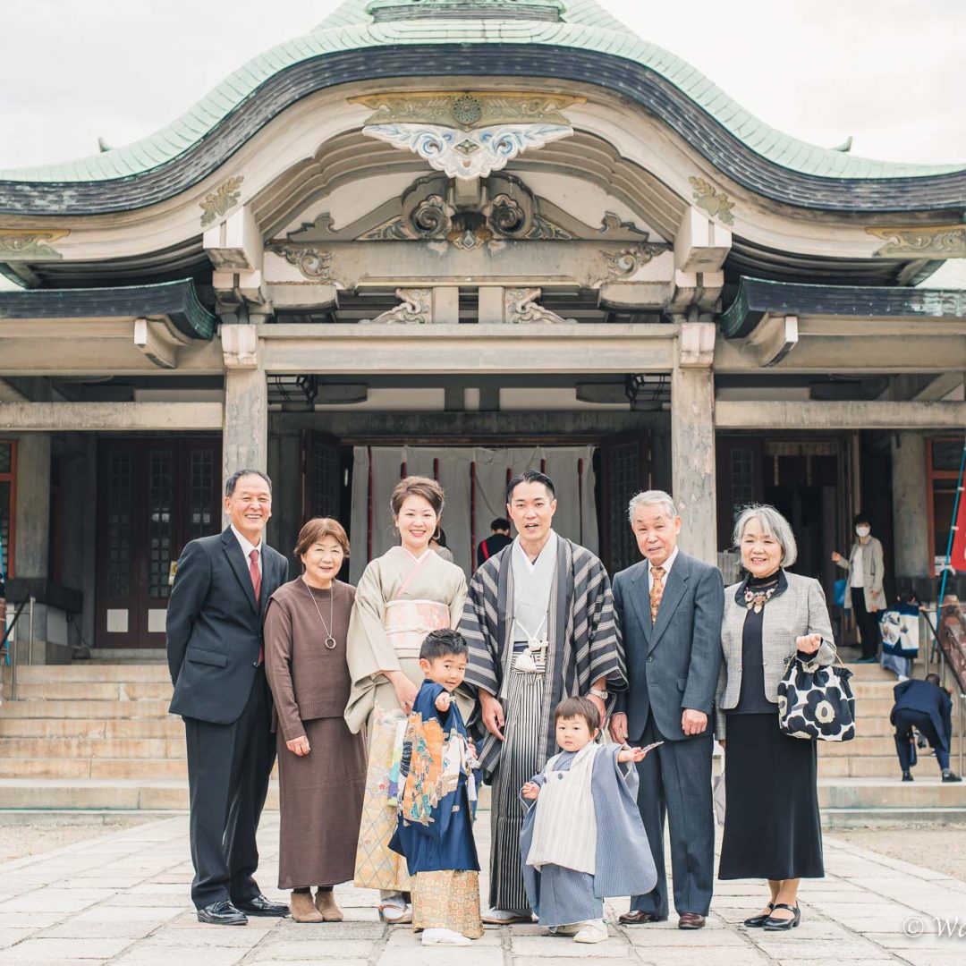 大阪七五三：豊国神社　大阪城