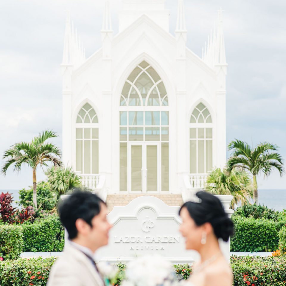 沖縄結婚式：ホテルアリビラ　ラサールガーデンクリスティア教会
