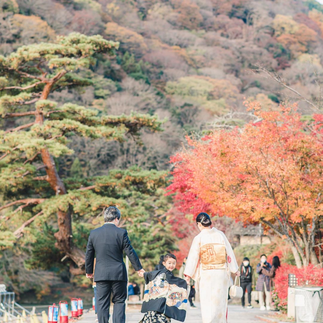 京都七五三：嵐山