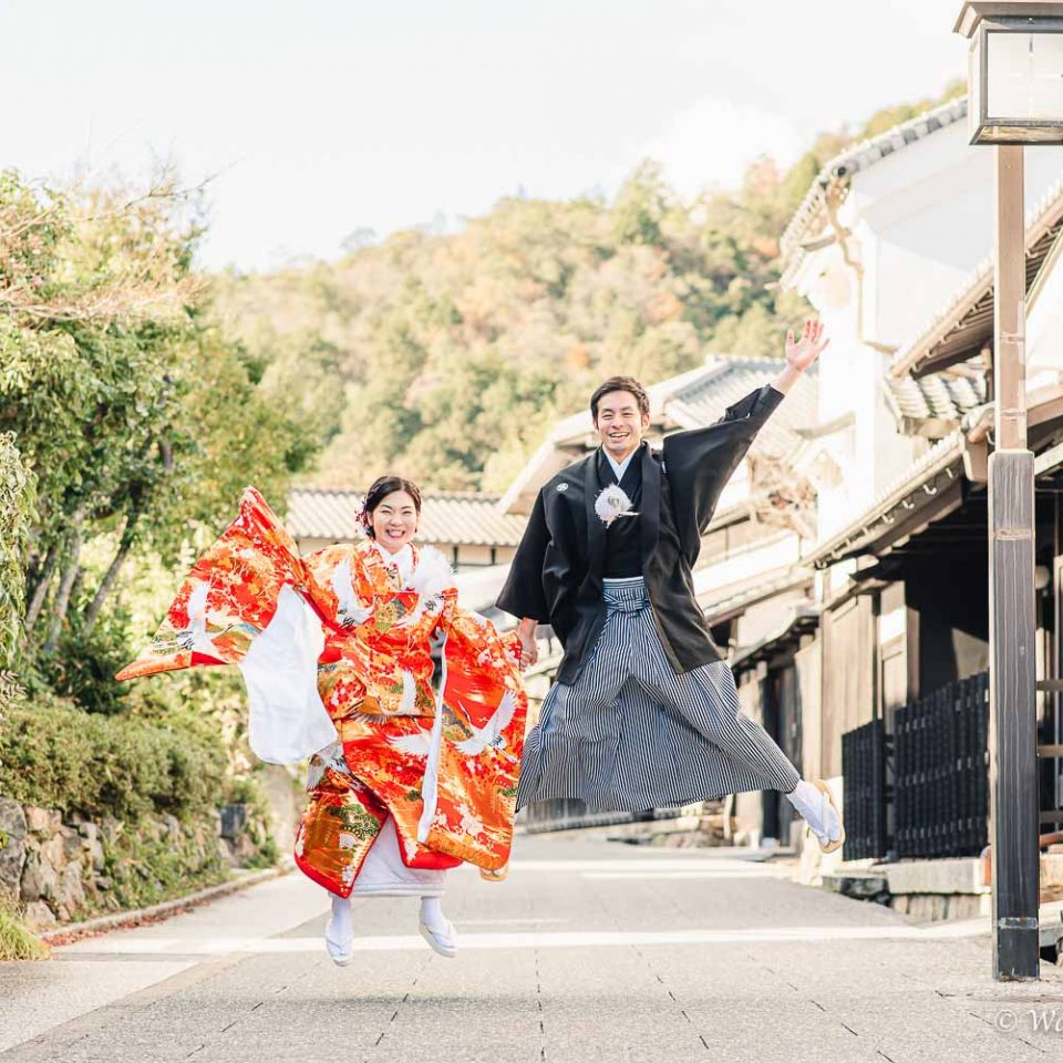 京都前撮り：洛西口　竹林の森　嵐山