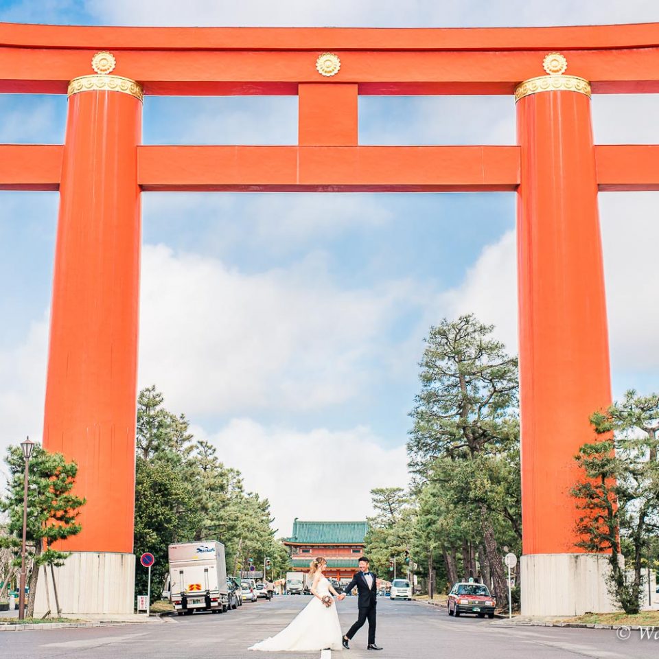 京都：東山　八坂五重塔　産寧坂　平安神宮　インクライン
