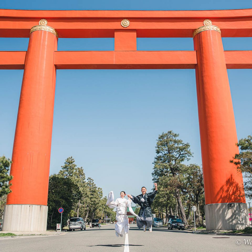京都前撮り：東山　インクライン　平安神宮