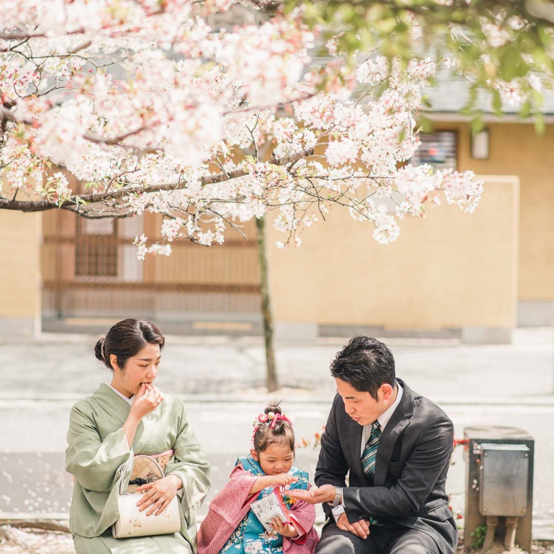 京都七五三：鴨川周辺