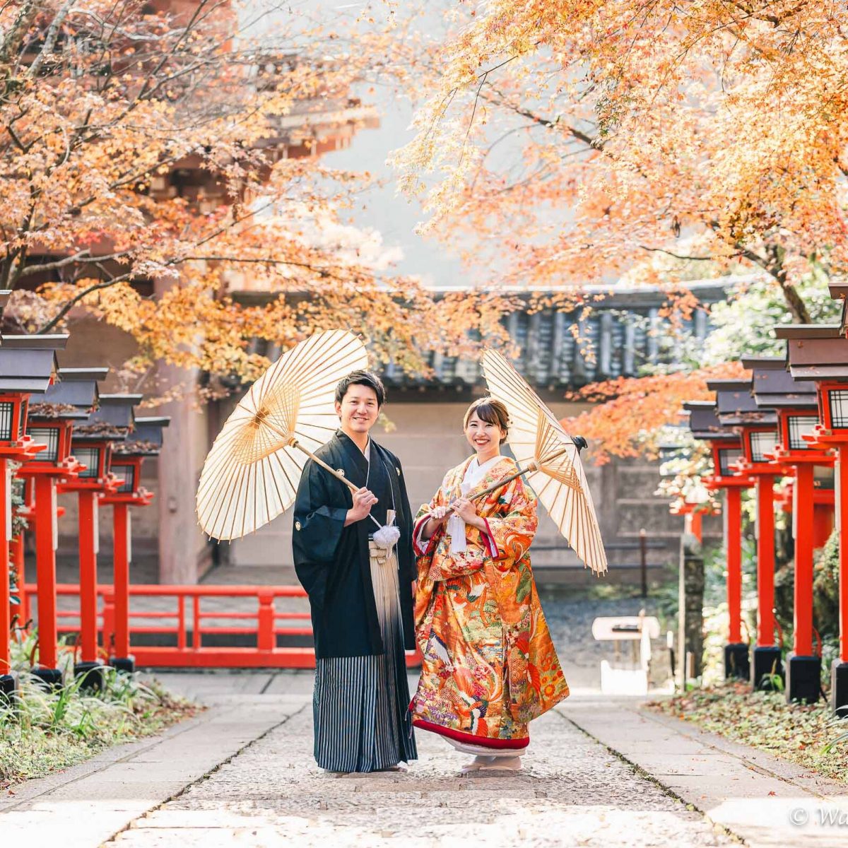 京都和装　鞍馬寺