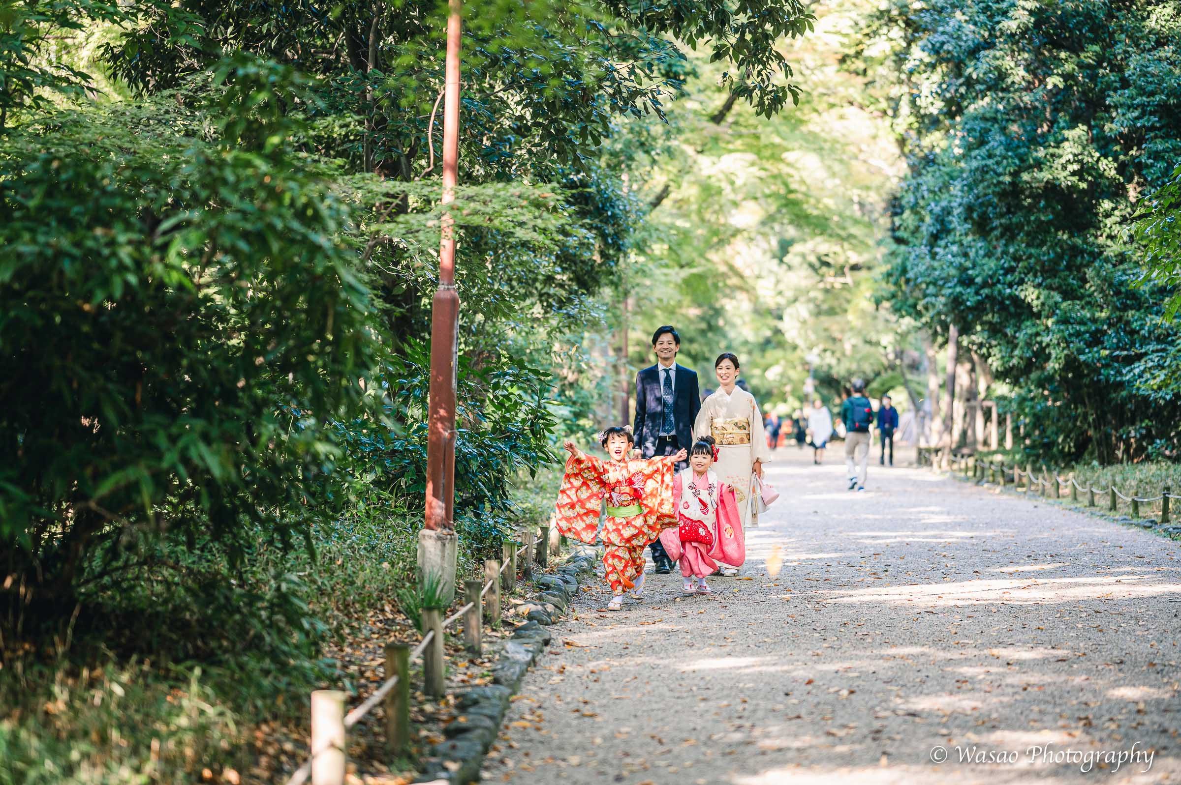 京都七五三：下鴨神社