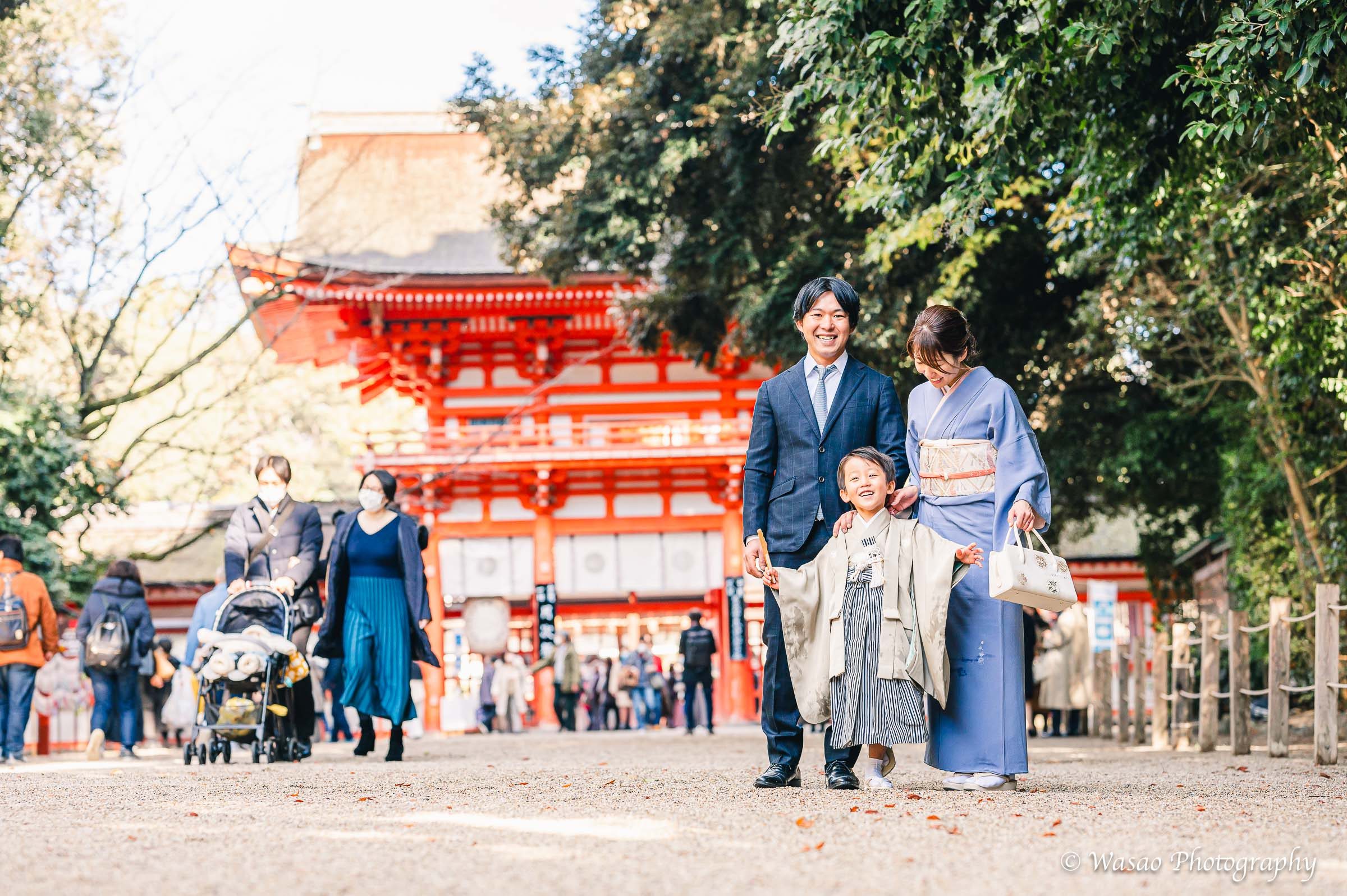 京都七五三：下鴨神社
