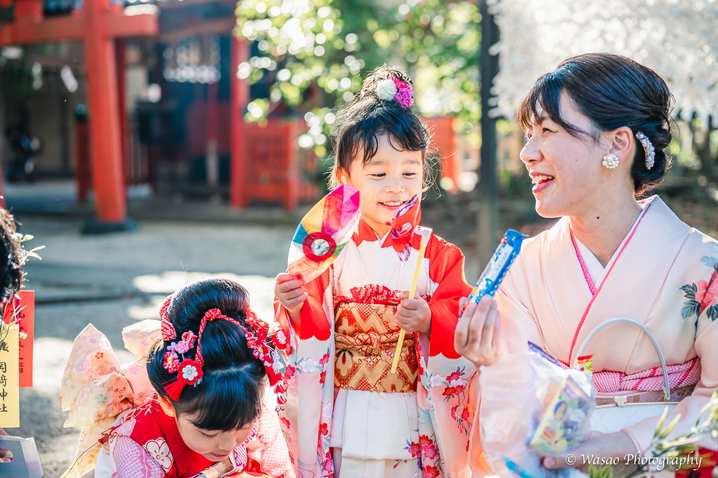 京都七五三：岡崎神社