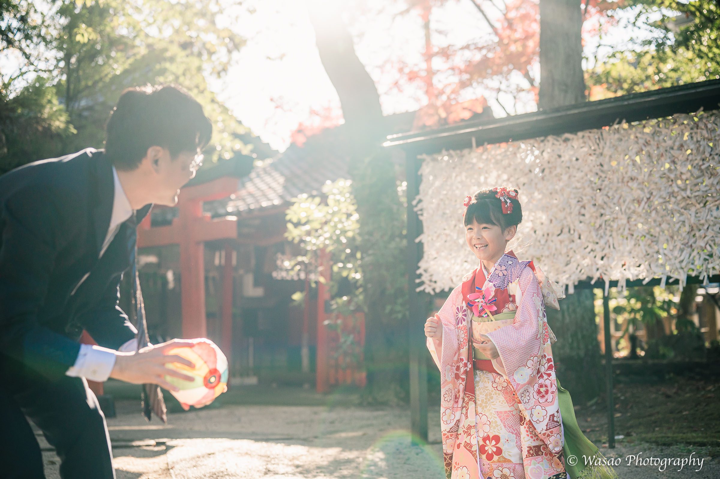 京都七五三：岡崎神社